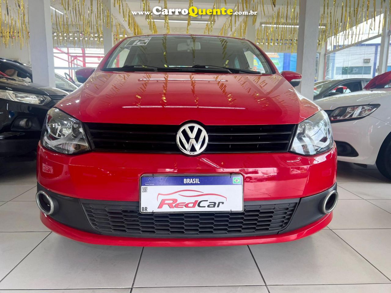 VOLKSWAGEN   FOX 1.0 MI TOTAL FLEX 8V 5P   VERMELHO 2012 1.0 FLEX - Loja