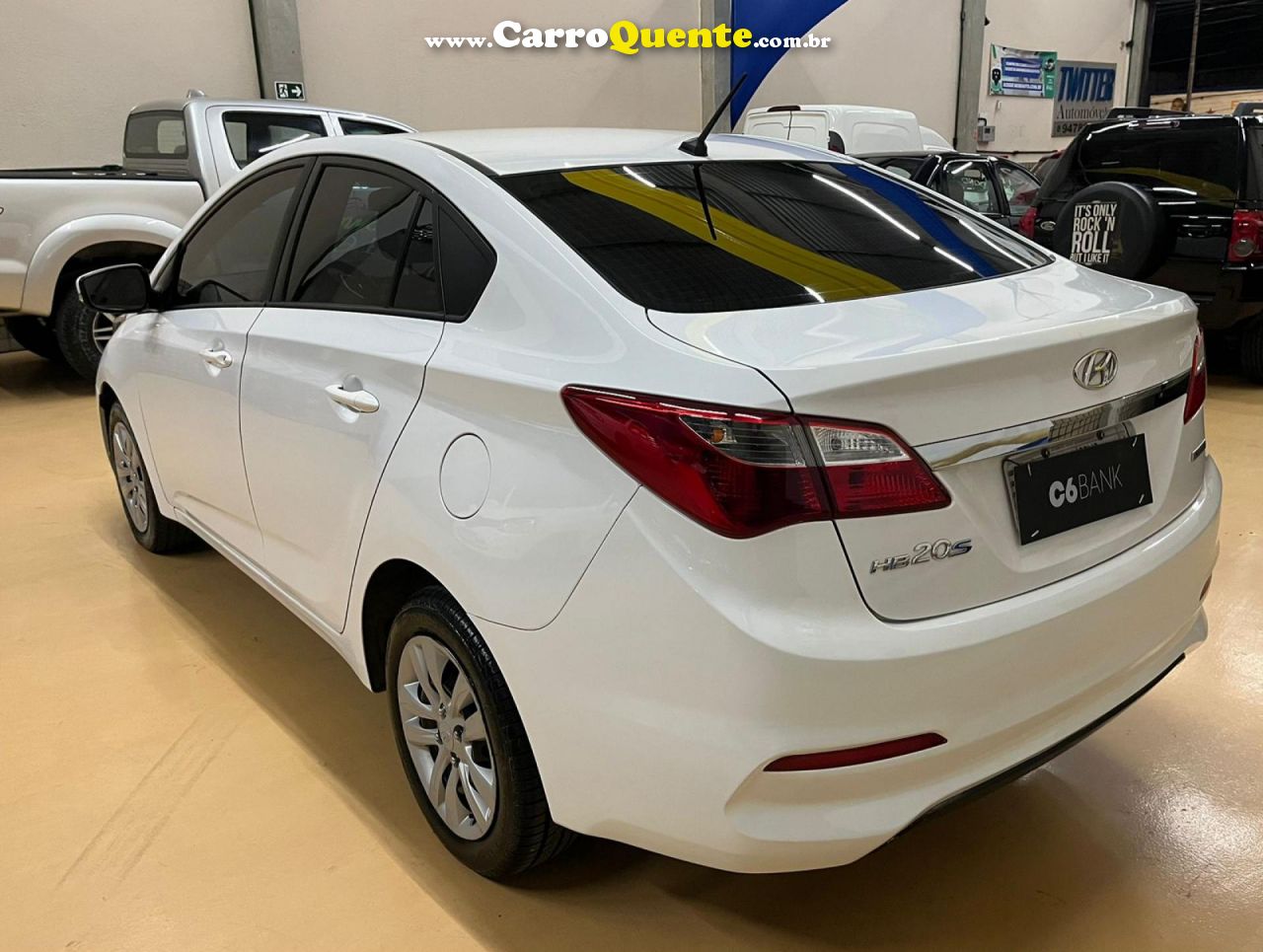 HYUNDAI   HB20S C.STYLEC.PLUS1.6 FLEX 16V AUT. 4P   BRANCO 2016 1.6 FLEX - Loja