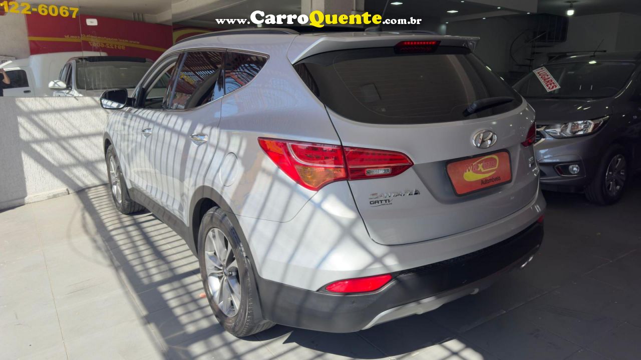 HYUNDAI   GRAND SANTA FÉ  3.3 V6 4X4 TIPTRONIC   PRATA 2015 3.3 GASOLINA - Loja