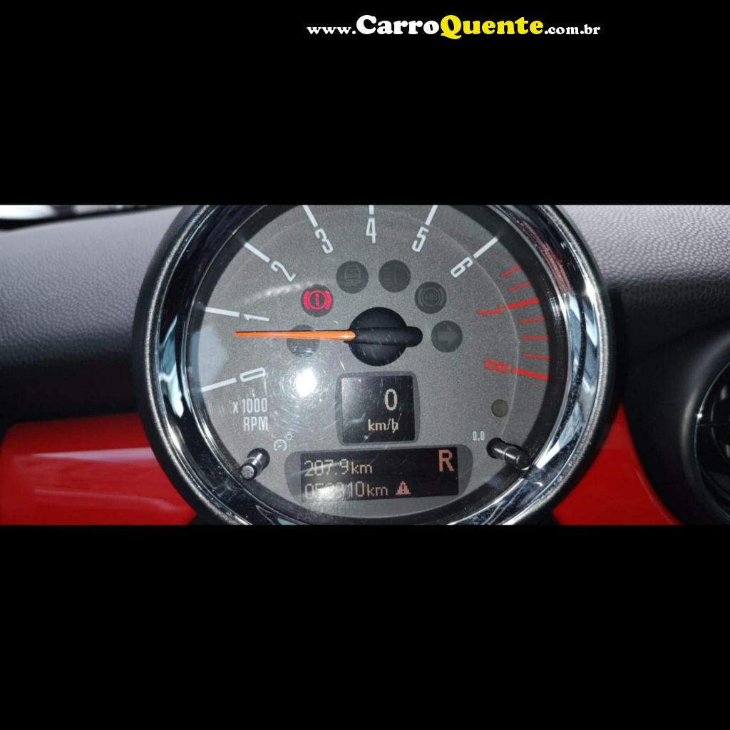 MINI   COOPER JOHN WORKS 1.6 AUT.   PRETO 2013 1.6 GASOLINA - Loja
