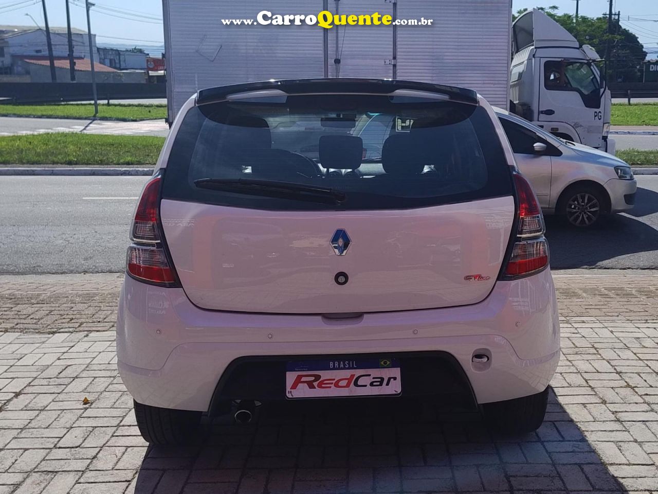 RENAULT   SANDERO GT LINE HI-FLEX 1.6 8V 5P   BRANCO 2014 1.6 FLEX - Loja