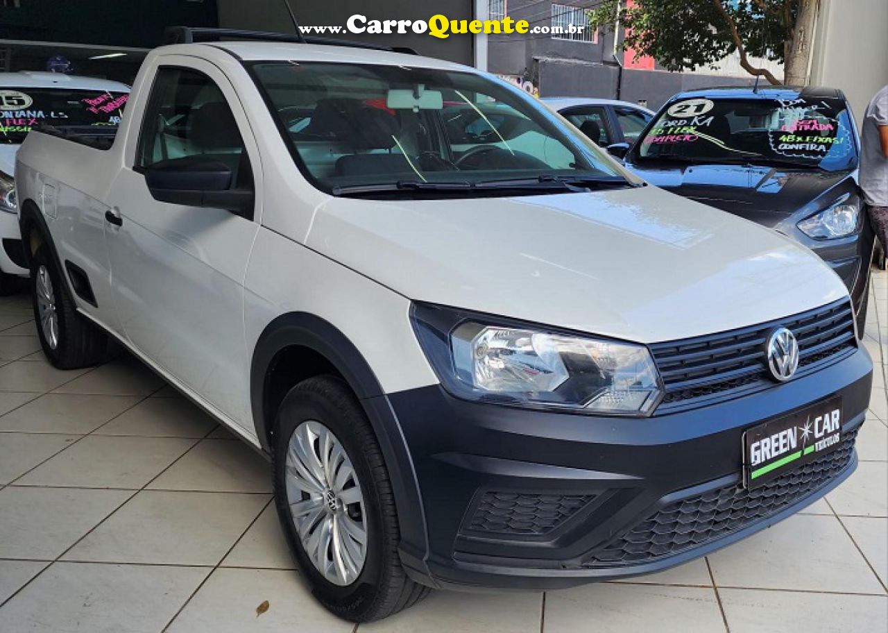 VOLKSWAGEN   SAVEIRO ROBUST 1.6 TOTAL FLEX 8V   BRANCO 2022 1.6 FLEX - Loja