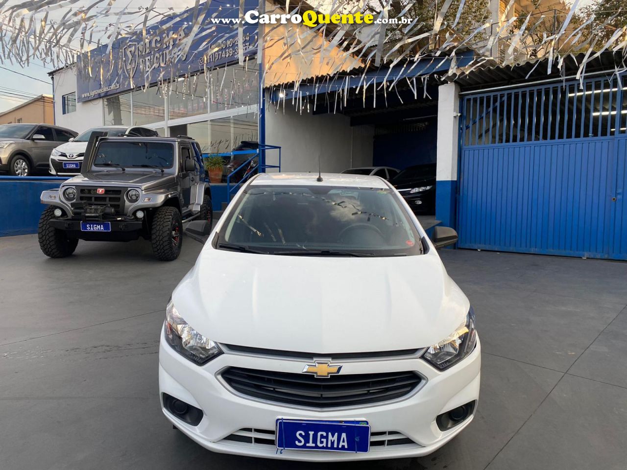 CHEVROLET   JOY HATCH 1.0 8V FLEX 5P MEC.   BRANCO 2020 1.0 FLEX - Loja