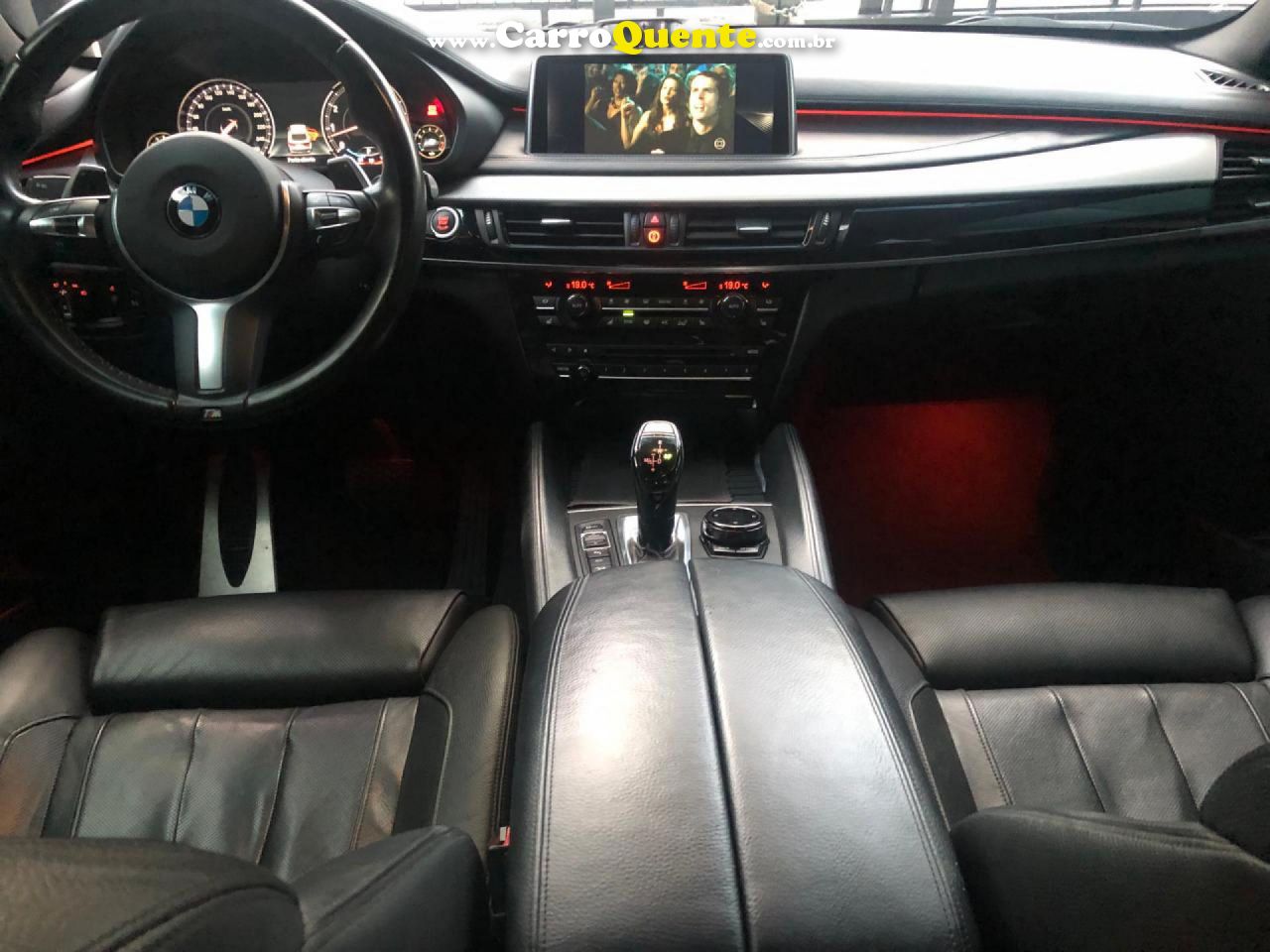 BMW   X6 XDRIVE 50I 4.4 407CV BI-TURBO   BRANCO 2015 4.4 GASOLINA - Loja