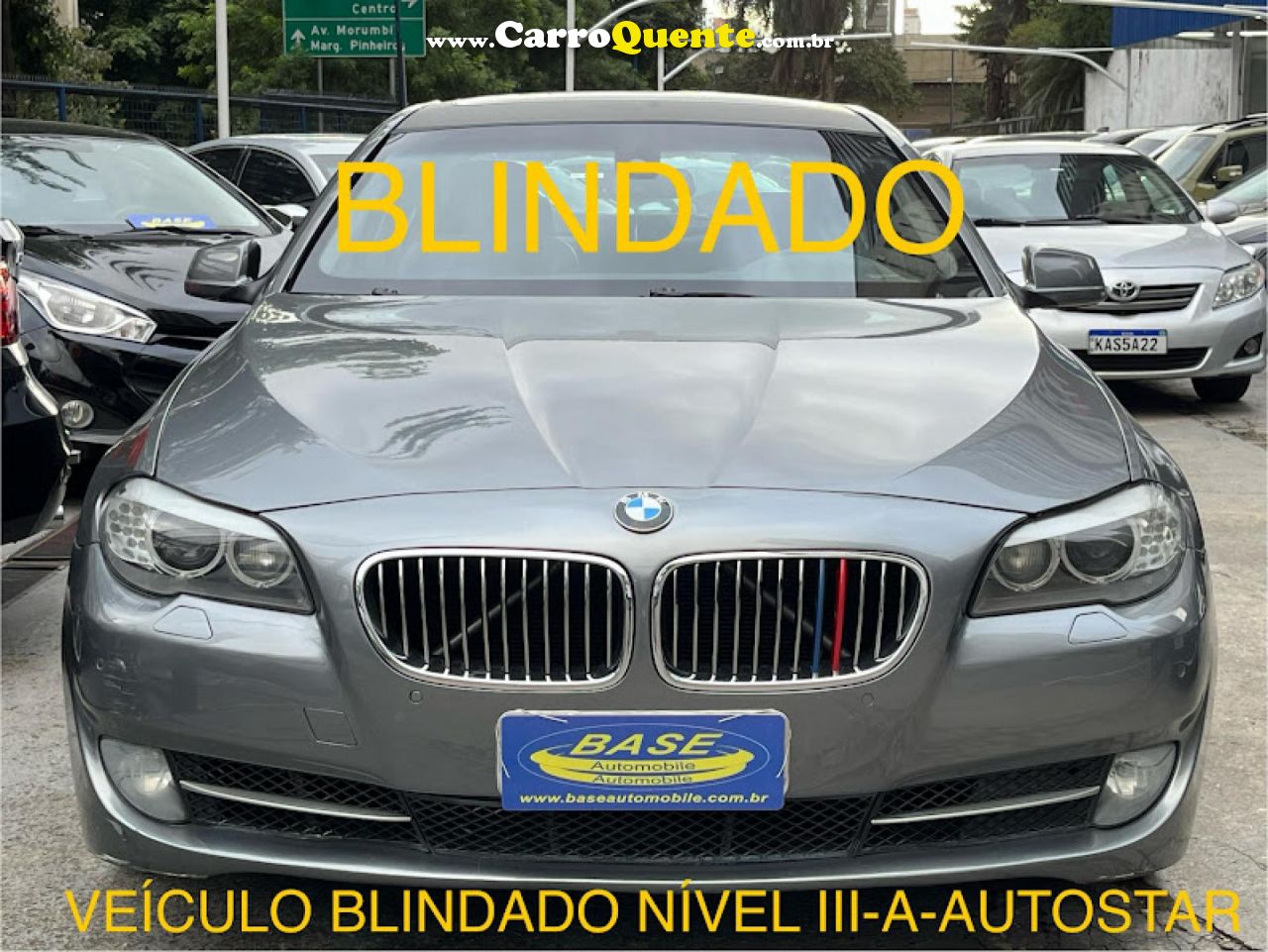 BMW   535IA 3.0 24V 306CV BI-TURBO   CINZA 2011 3.0 GASOLINA - Loja