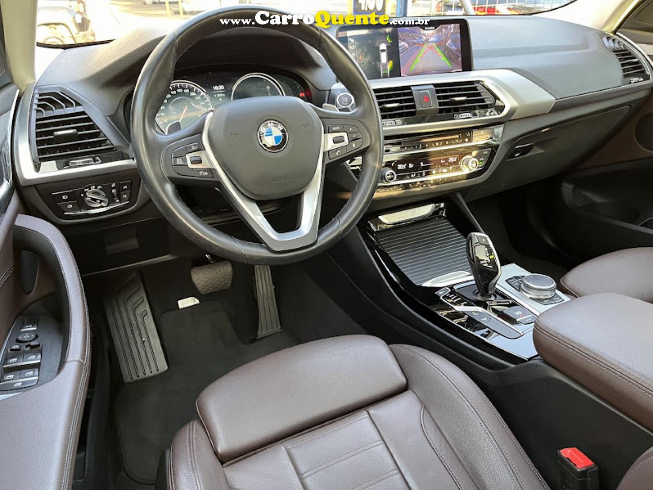 BMW   X3 XDRIVE 20I 2.0X-LINE BI-TB FLEX AUT.   PRETO 2019 2.0 T FLEX - Loja