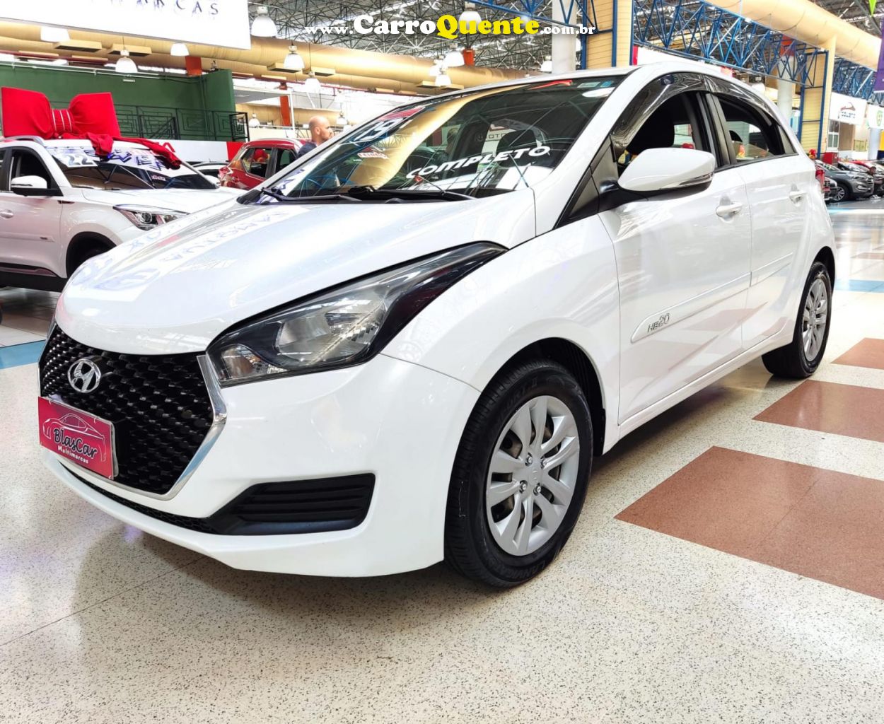 HYUNDAI   HB20 COMF.C.PLUSC.STYLE 1.0 FLEX 12V   BRANCO 2019 1.0 FLEX - Loja