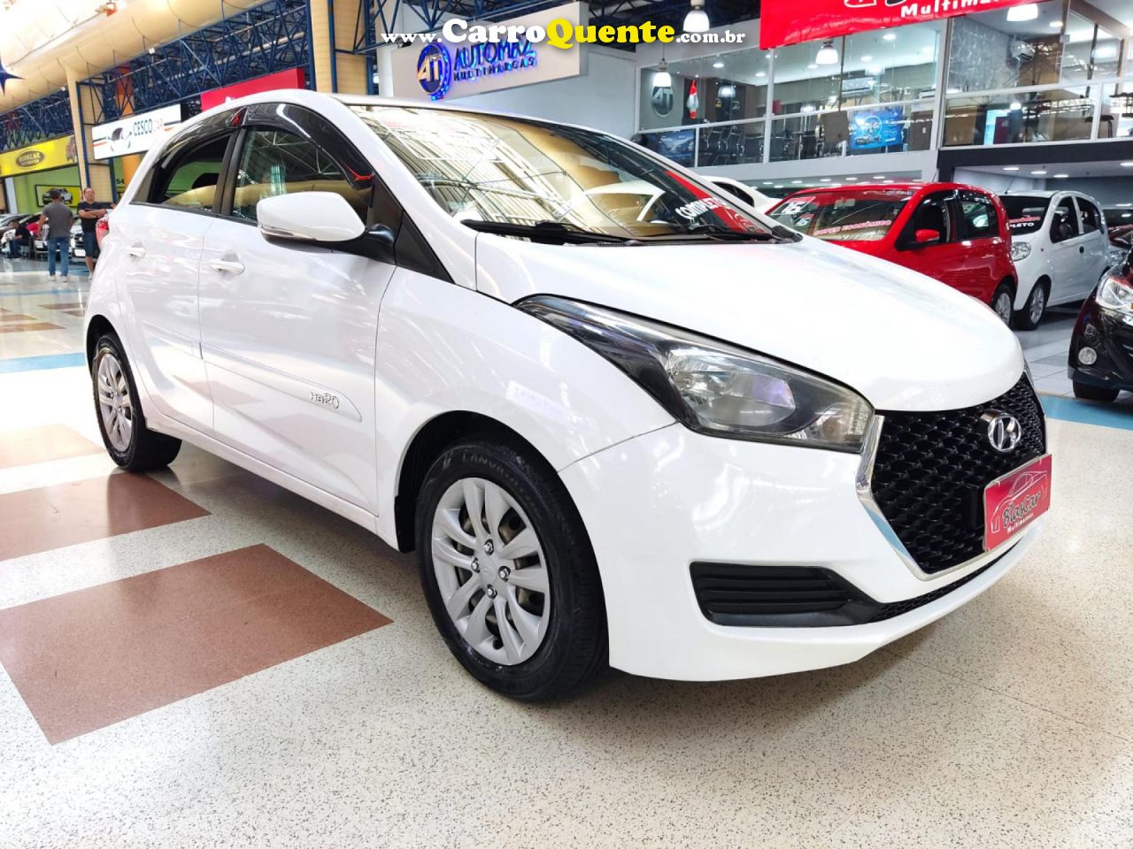 HYUNDAI   HB20 COMF.C.PLUSC.STYLE 1.0 FLEX 12V   BRANCO 2019 1.0 FLEX - Loja