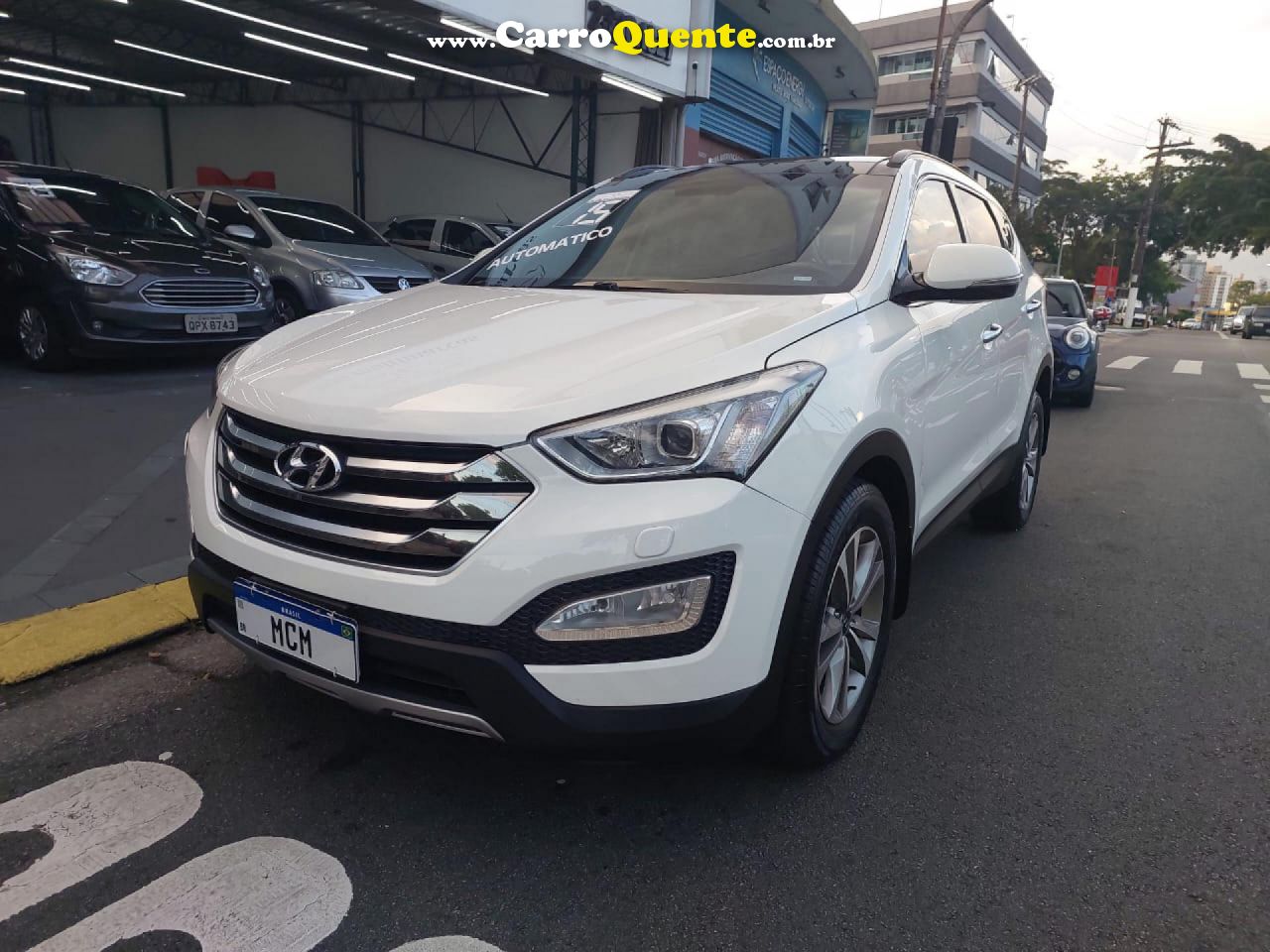 HYUNDAI   GRAND SANTA FÉ  3.3 V6 4X4 TIPTRONIC   BRANCO 2015 3.3 GASOLINA - Loja