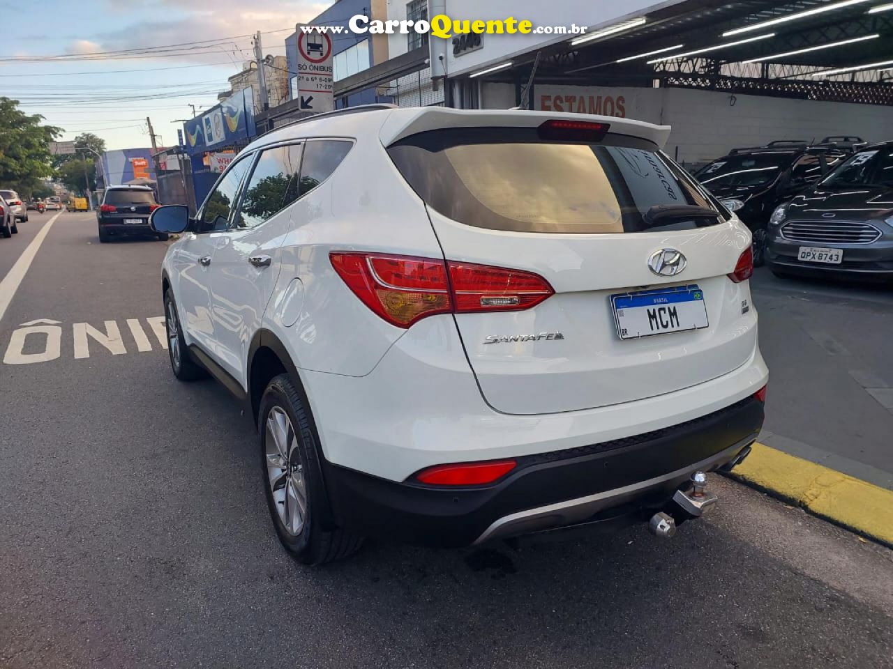 HYUNDAI   GRAND SANTA FÉ  3.3 V6 4X4 TIPTRONIC   BRANCO 2015 3.3 GASOLINA - Loja