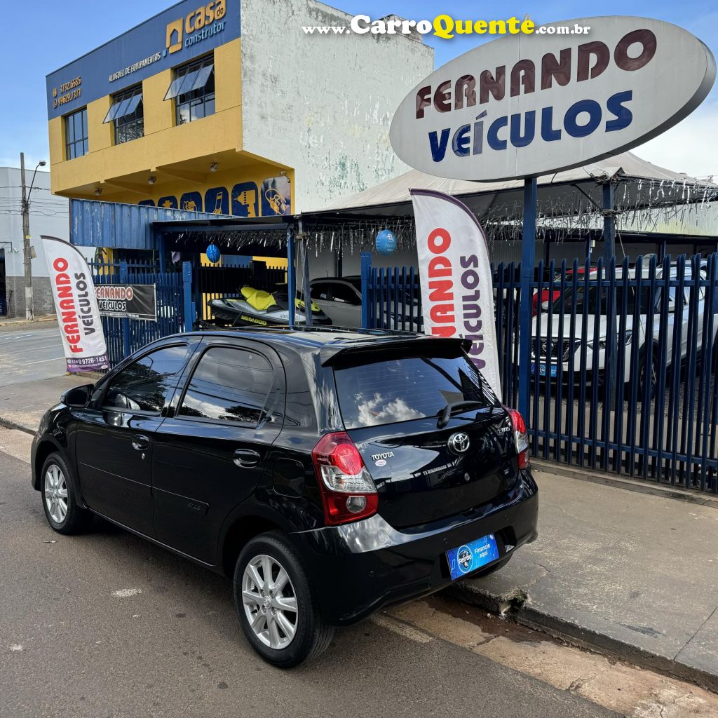 TOYOTA   ETIOS X PLUS 1.5 FLEX 16V 5P AUT.   PRETO 2020 1.5 FLEX - Loja