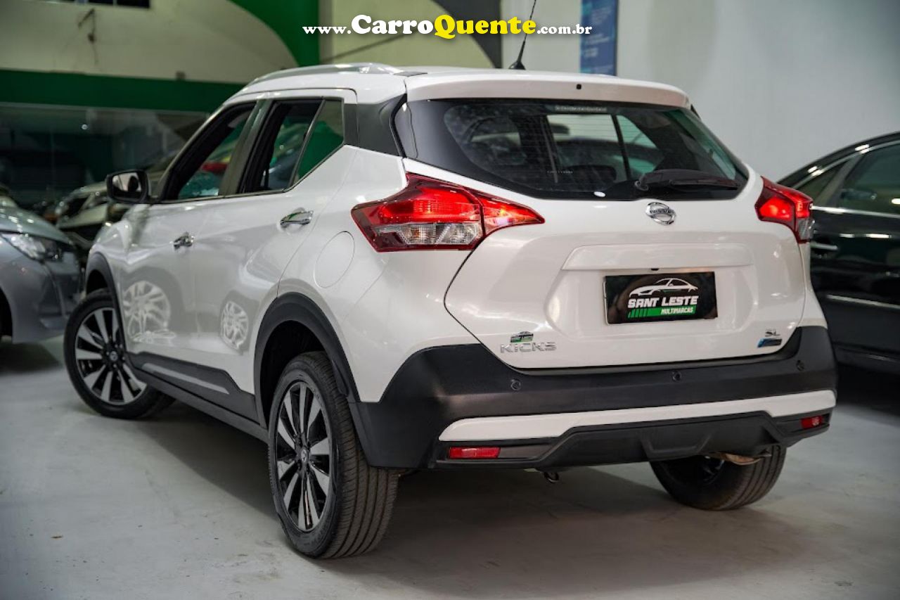 NISSAN   KICKS SL 1.6 16V FLEXSTAR 5P AUT.   BRANCO 2018 1.6 GASOLINA - Loja