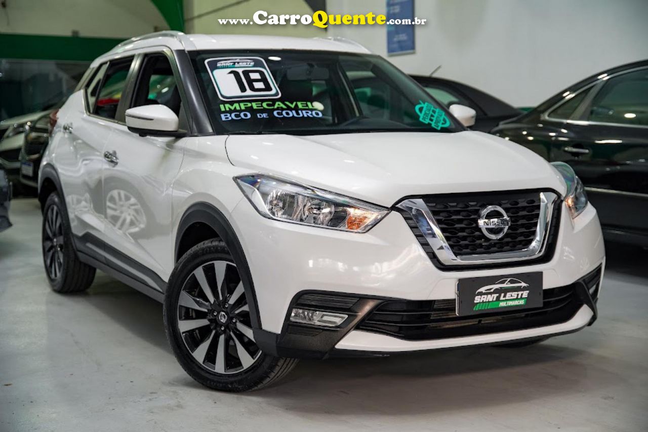 NISSAN   KICKS SL 1.6 16V FLEXSTAR 5P AUT.   BRANCO 2018 1.6 GASOLINA - Loja