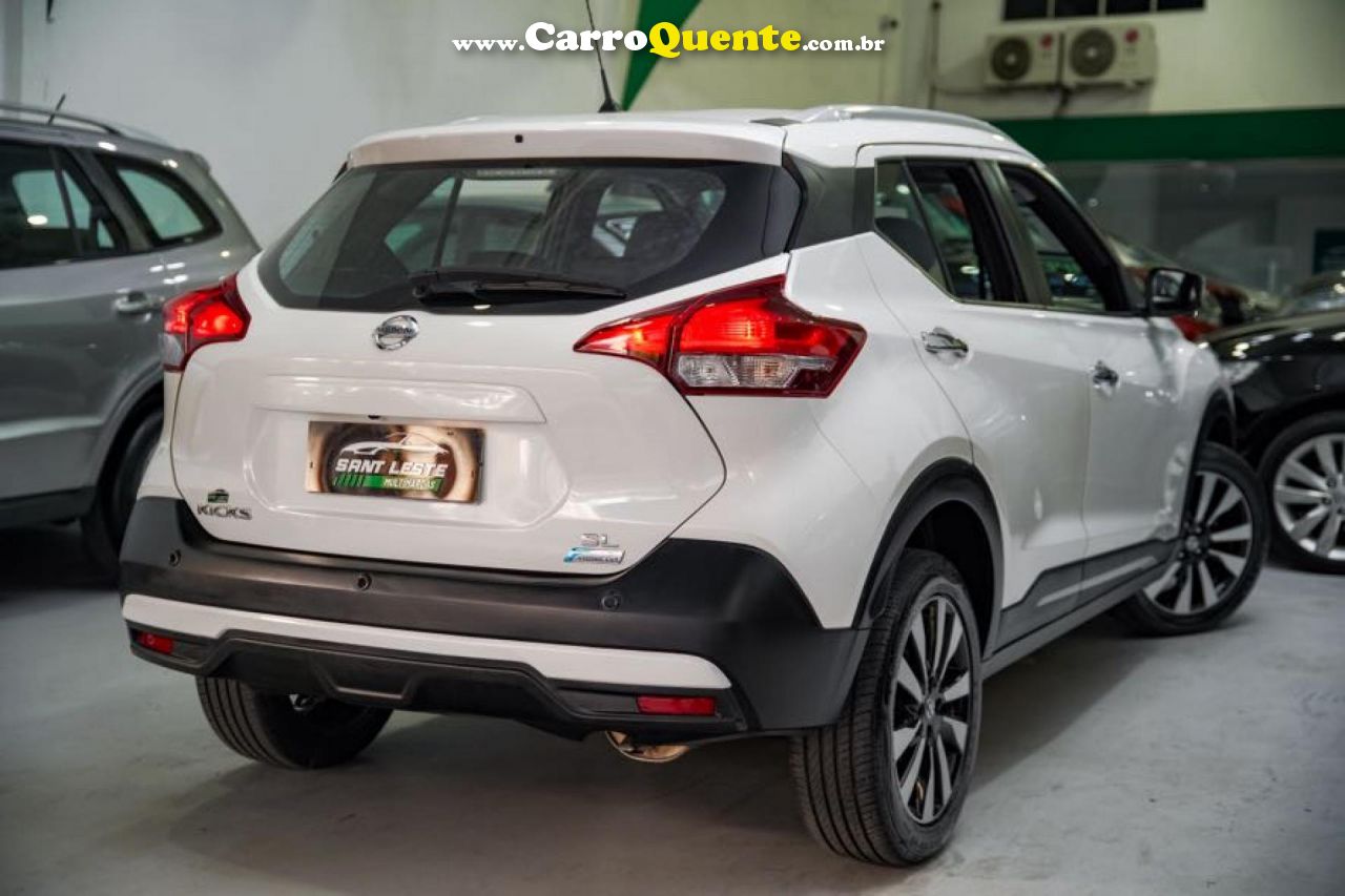 NISSAN   KICKS SL 1.6 16V FLEXSTAR 5P AUT.   BRANCO 2018 1.6 GASOLINA - Loja