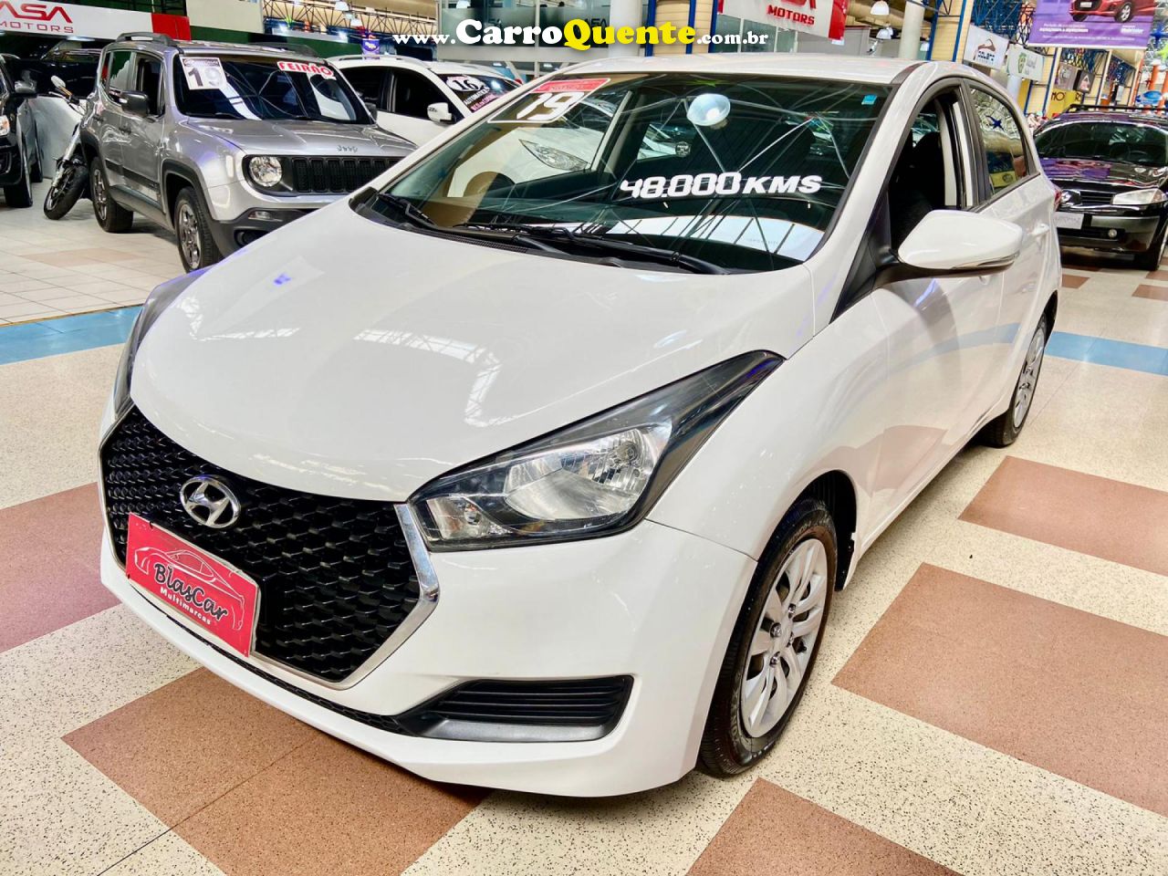 HYUNDAI   HB20 COMF.C.PLUSC.STYLE 1.0 FLEX 12V   BRANCO 2019 1.0 FLEX - Loja