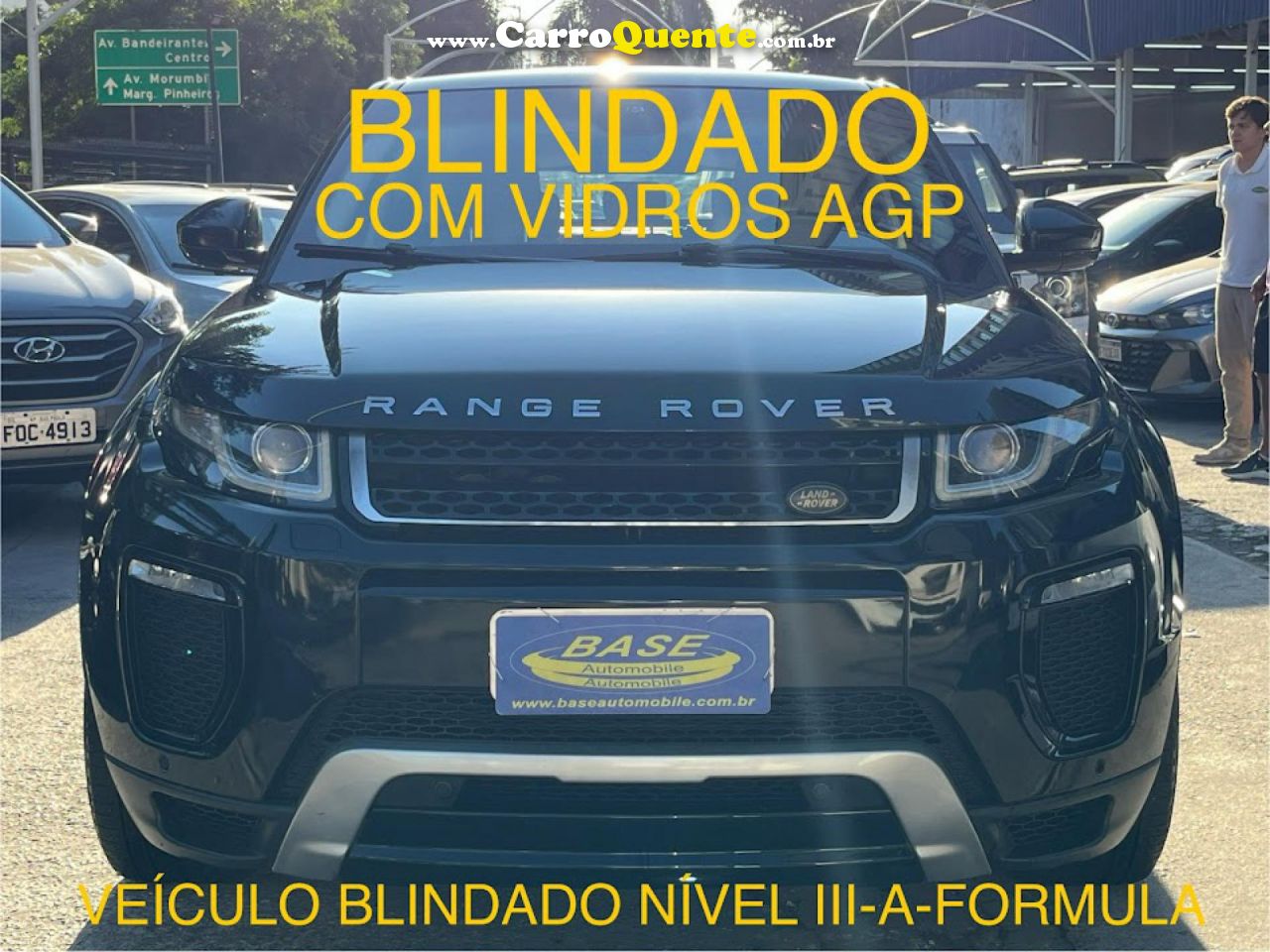 LAND ROVER   RANGE R.EVOQUE SI4 SE DYNAMIC 2.0 AUT.   PRETO 2016 2.0 GASOLINA - Loja