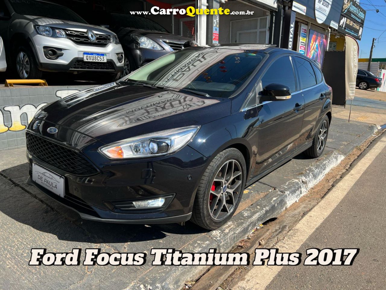 FORD   FOCUS TITATITA PLUS 2.0  FLEX 5P AUT.   PRETO 2017 2.0 FLEX - Loja