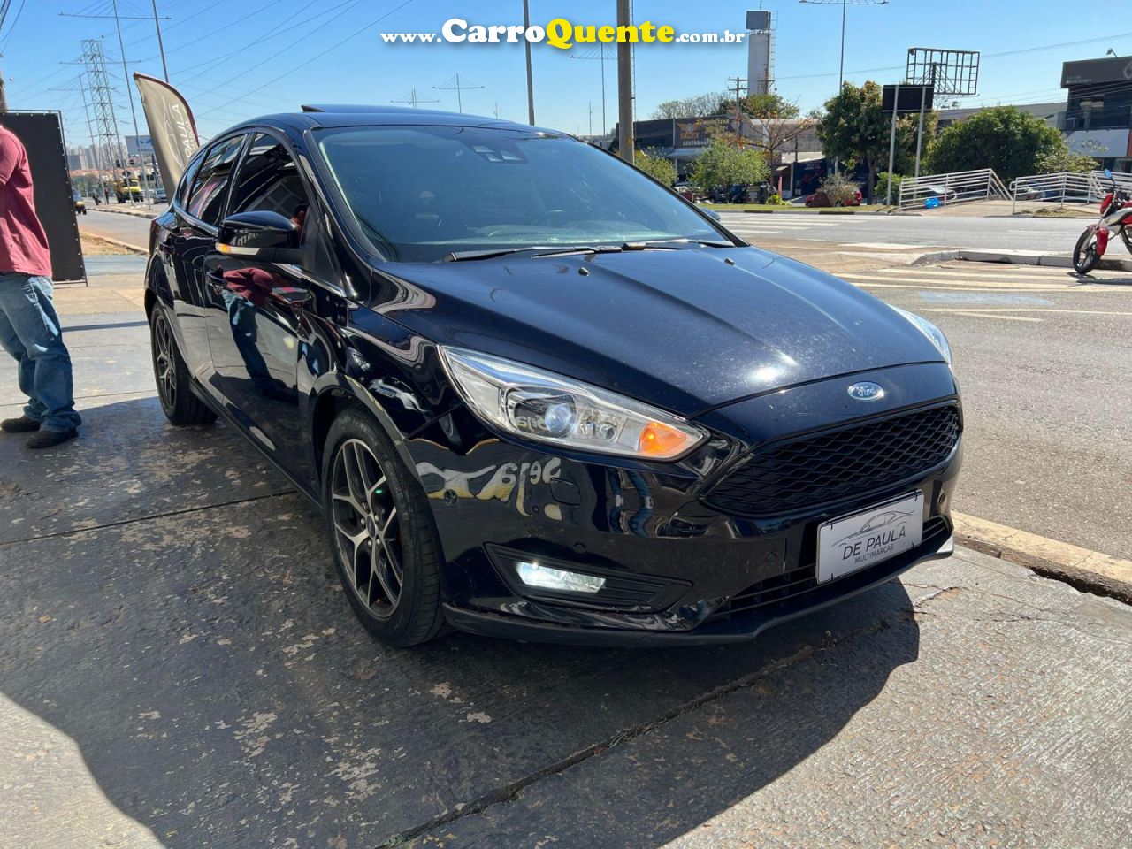 FORD   FOCUS TITATITA PLUS 2.0  FLEX 5P AUT.   PRETO 2017 2.0 FLEX - Loja