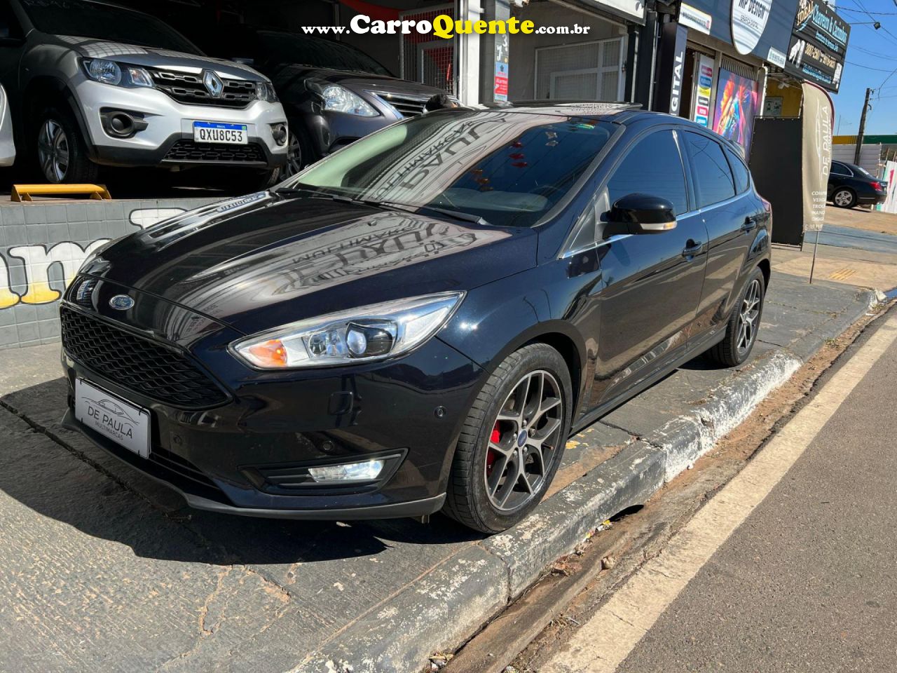 FORD   FOCUS TITATITA PLUS 2.0  FLEX 5P AUT.   PRETO 2017 2.0 FLEX - Loja