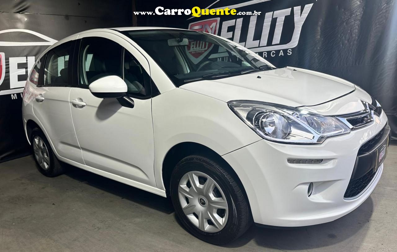 CITROËN   C3 ORIGINE PURE TECH 1.2 FLEX 12V MEC   BRANCO 2017 1.2 FLEX - Loja