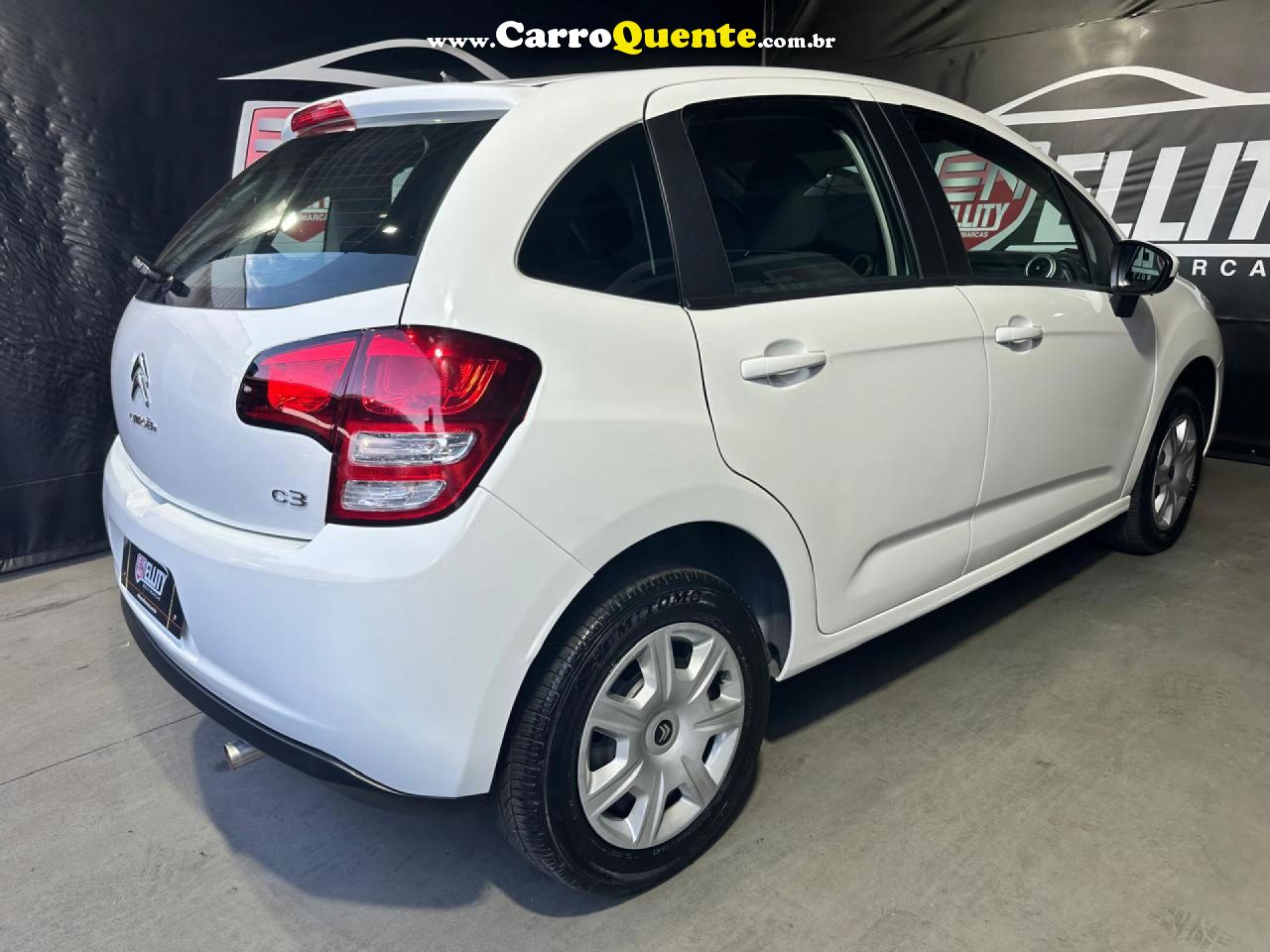 CITROËN   C3 ORIGINE PURE TECH 1.2 FLEX 12V MEC   BRANCO 2017 1.2 FLEX - Loja