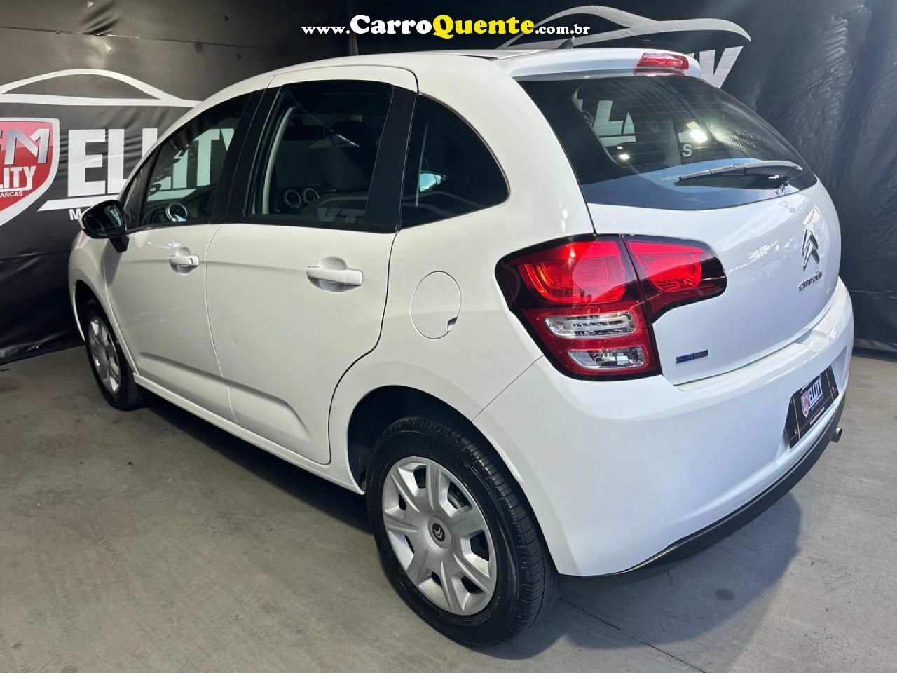 CITROËN   C3 ORIGINE PURE TECH 1.2 FLEX 12V MEC   BRANCO 2017 1.2 FLEX - Loja