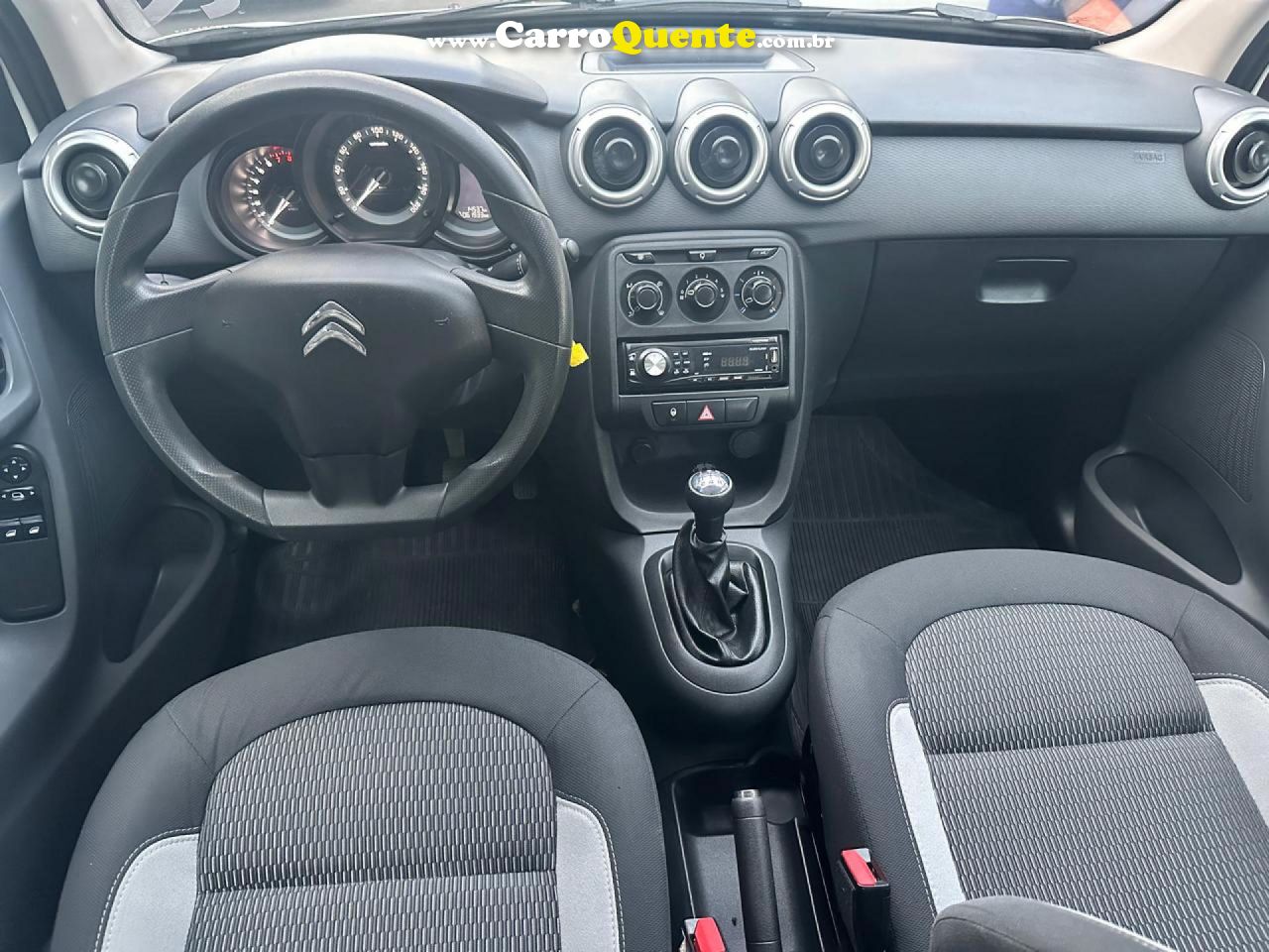 CITROËN   C3 ORIGINE PURE TECH 1.2 FLEX 12V MEC   BRANCO 2017 1.2 FLEX - Loja