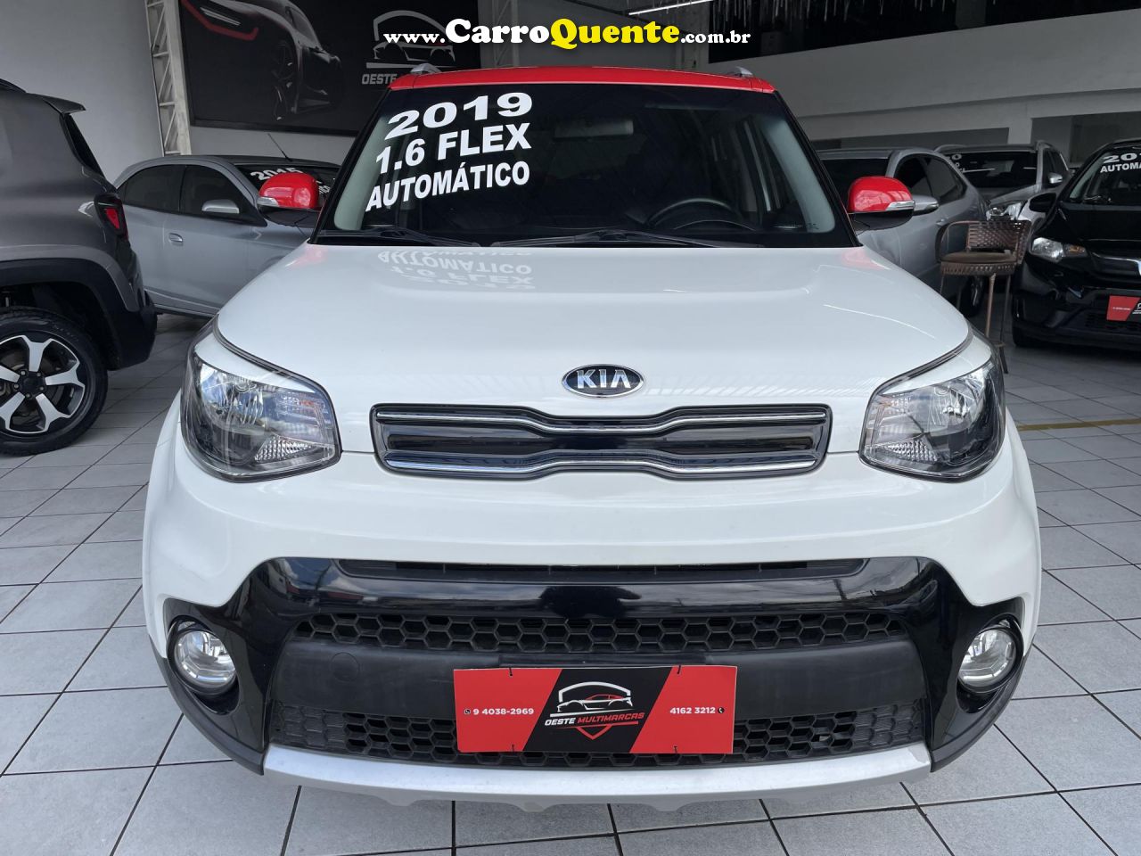 KIA   SOUL 1.6 1.6 16V FLEX AUT.   BRANCO 2019 1.6 GASOLINA - Loja