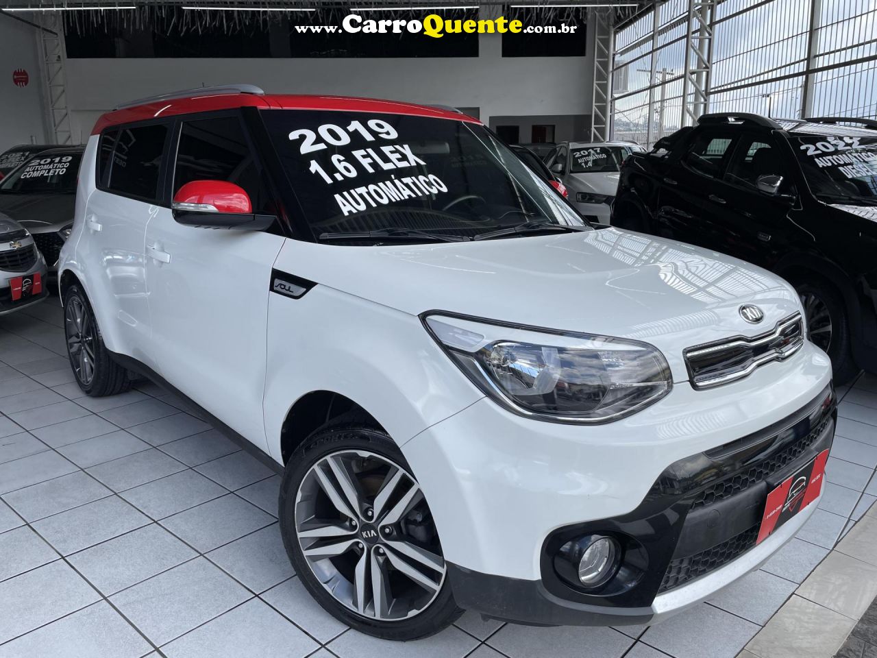 KIA   SOUL 1.6 1.6 16V FLEX AUT.   BRANCO 2019 1.6 GASOLINA - Loja