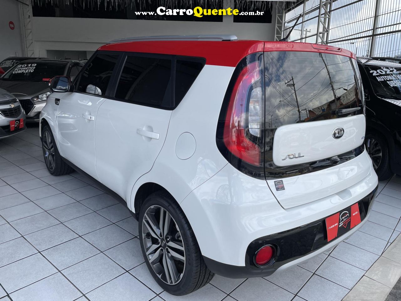 KIA   SOUL 1.6 1.6 16V FLEX AUT.   BRANCO 2019 1.6 GASOLINA - Loja