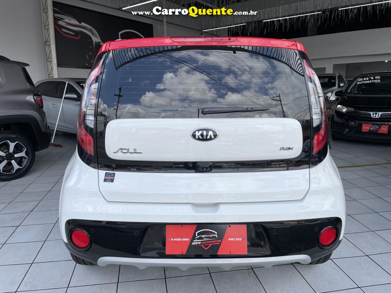 KIA   SOUL 1.6 1.6 16V FLEX AUT.   BRANCO 2019 1.6 GASOLINA - Loja