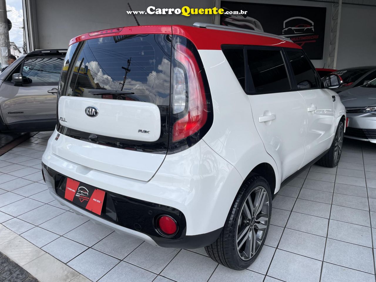 KIA   SOUL 1.6 1.6 16V FLEX AUT.   BRANCO 2019 1.6 GASOLINA - Loja