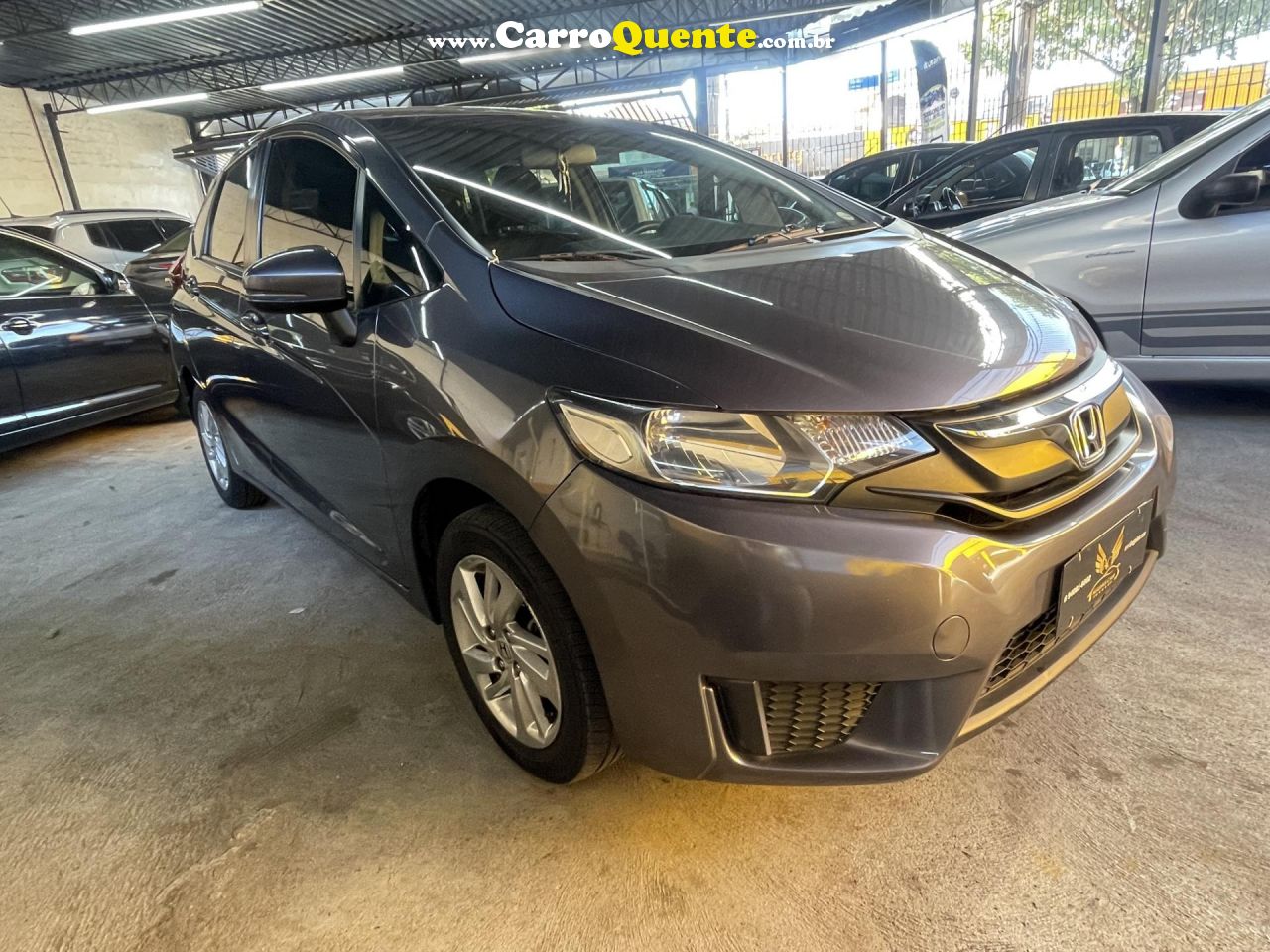 HONDA   FIT LX 1.5 FLEXONE 16V 5P AUT.   CINZA 2017 1.5 GASOLINA - Loja