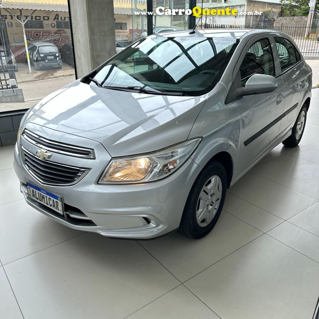 CHEVROLET   ONIX HATCH LT 1.0 8V FLEXPOWER 5P MEC.   PRATA 2014 1.0 FLEX - Loja