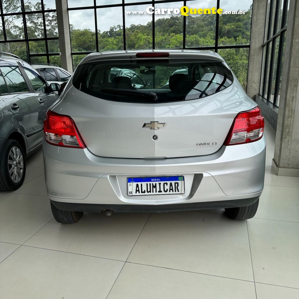 CHEVROLET   ONIX HATCH LT 1.0 8V FLEXPOWER 5P MEC.   PRATA 2014 1.0 FLEX - Loja