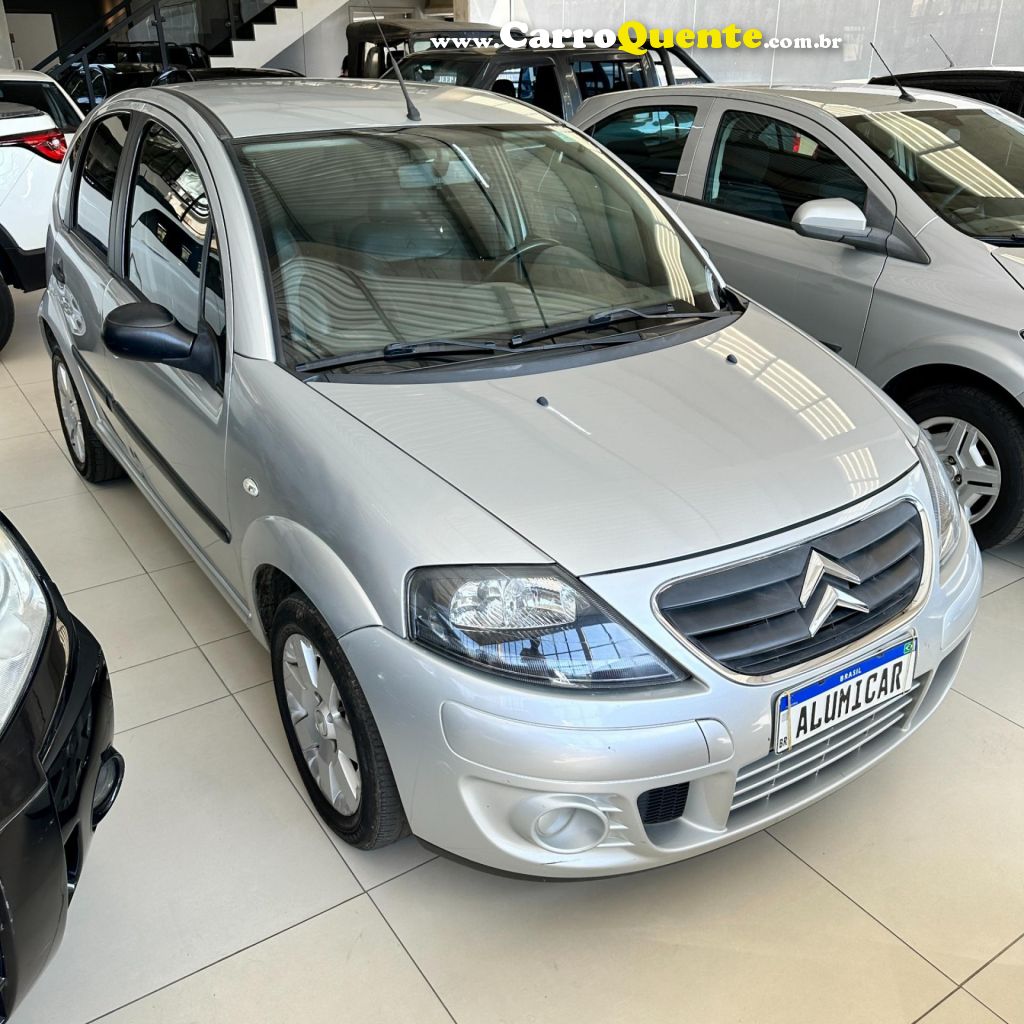 CITROËN   C3 GLX 1.4 GLX SONORA 1.4 FLEX 8V 5P   PRATA 2012 1.4 FLEX - Loja