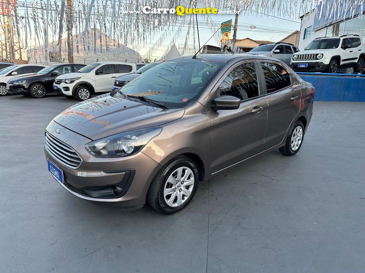 FORD   KA 1.5 SE PLUS 12V FLEX 5P MEC.   CINZA 2020 1.5 FLEX - Loja