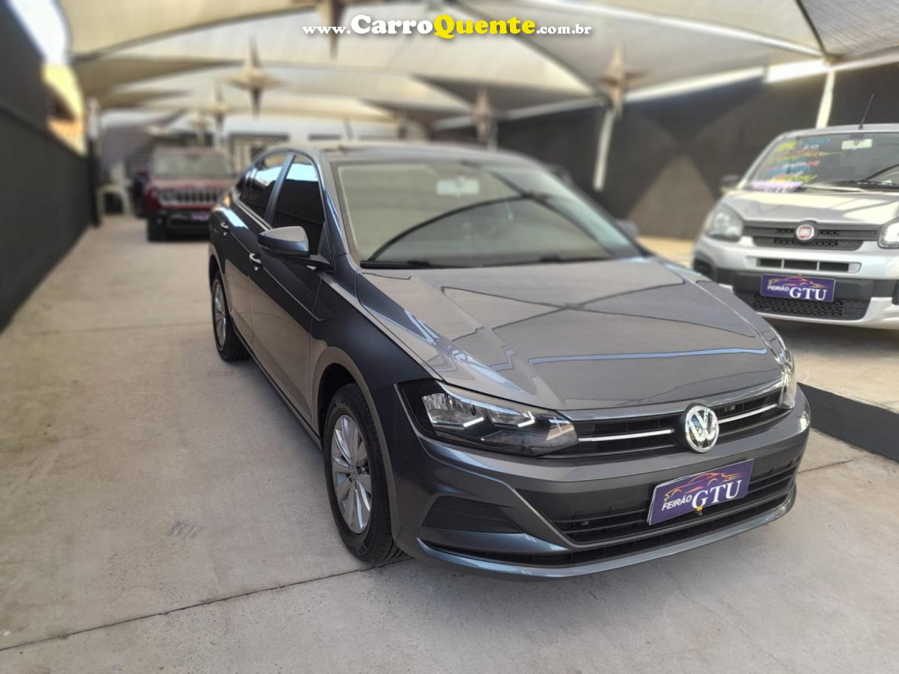 VOLKSWAGEN   VIRTUS 1.6 MSI FLEX 16V 4P AUT.   CINZA 2021 1.6 FLEX - Loja