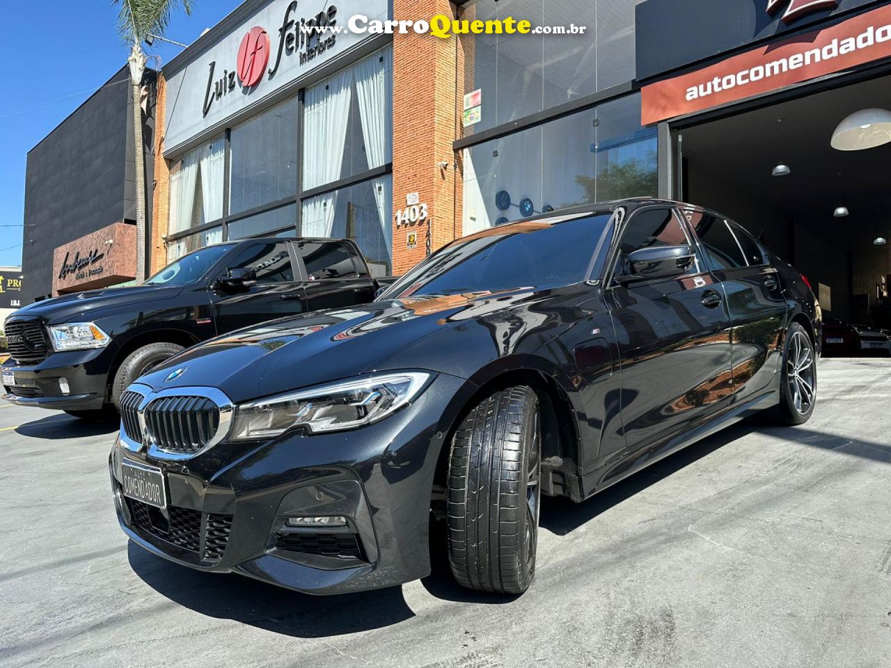 BMW   330E M SPORT 2.0 TURBO AUT. (HÍBRIDO)   PRETO 2021 2.0 GASOLINA E ELÉTRICO - Loja