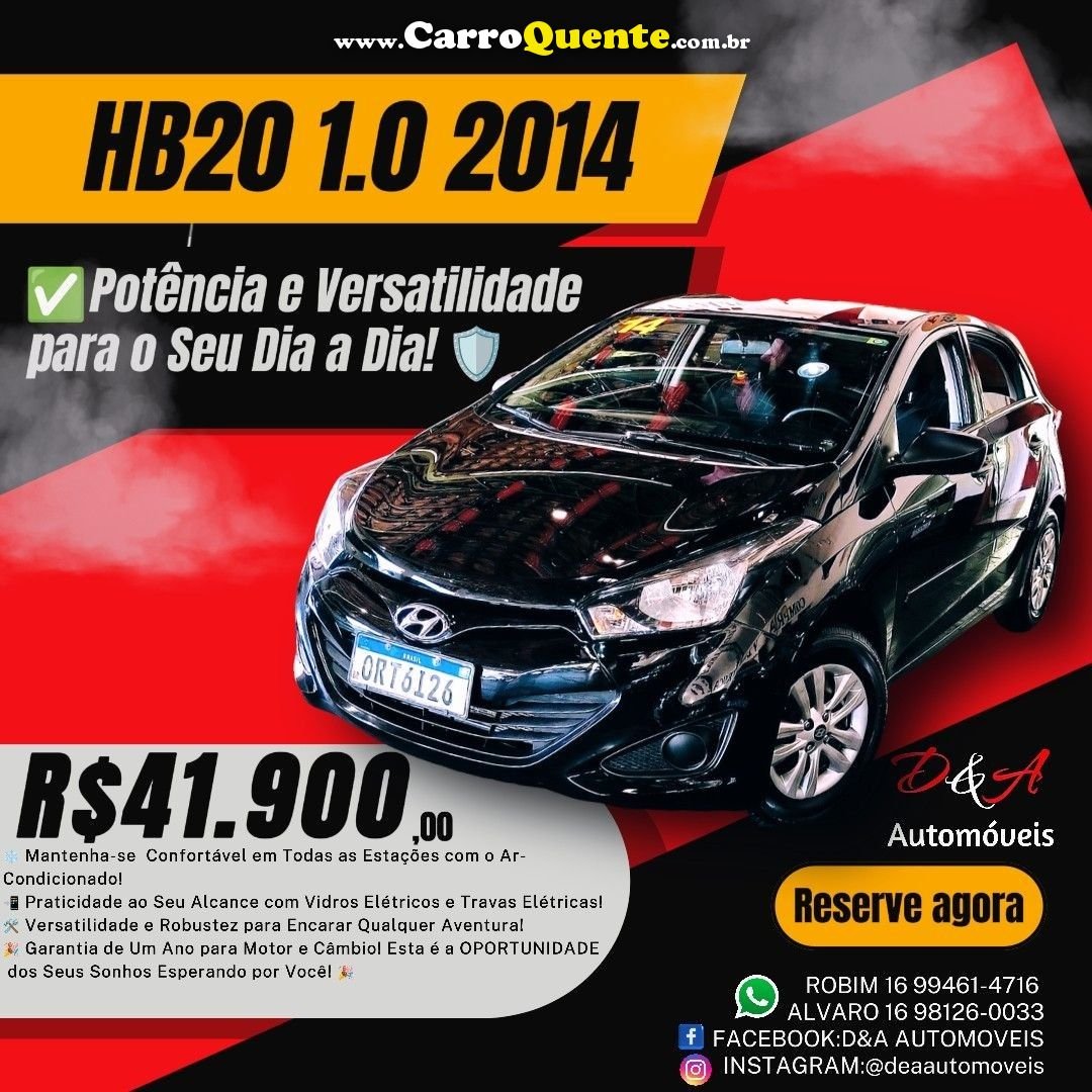 HYUNDAI HB20 1.0 COMFORT 12V 2014 - Loja