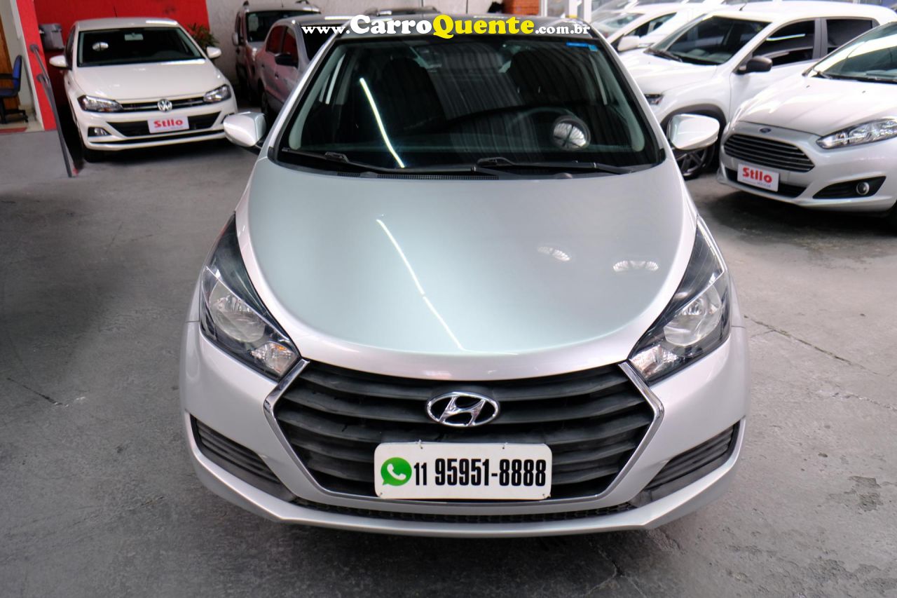 HYUNDAI   HB20 COMF.C.PLUSC.STYLE 1.0 FLEX 12V   PRATA 2017 1.0 FLEX - Loja