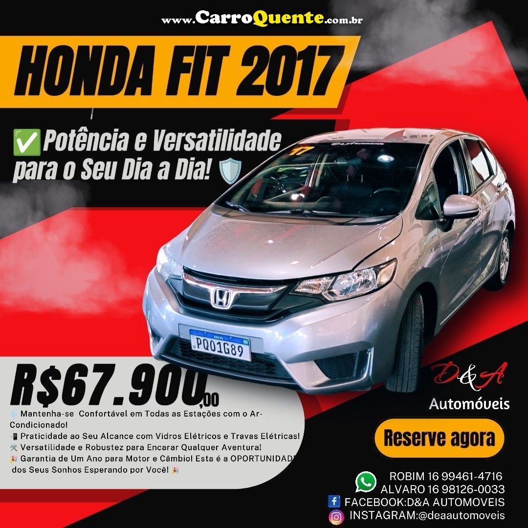 HONDA FIT 1.5 LX 16V 2017 - Loja
