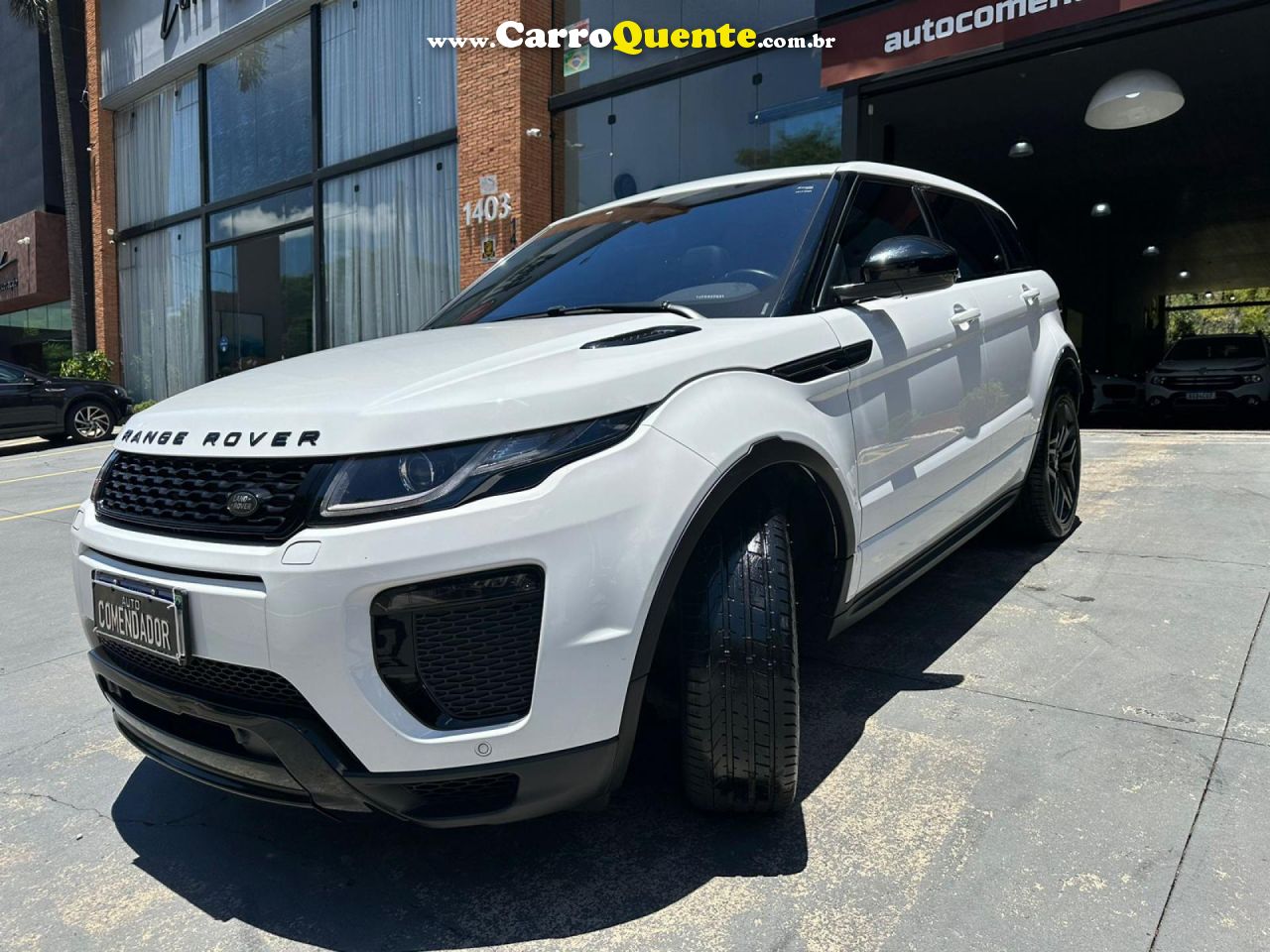 LAND ROVER   RANGE R.EVOQUE SI4 HSE DYN. 2.0FLEX AUT   BRANCO 2018 2.0 FLEX - Loja