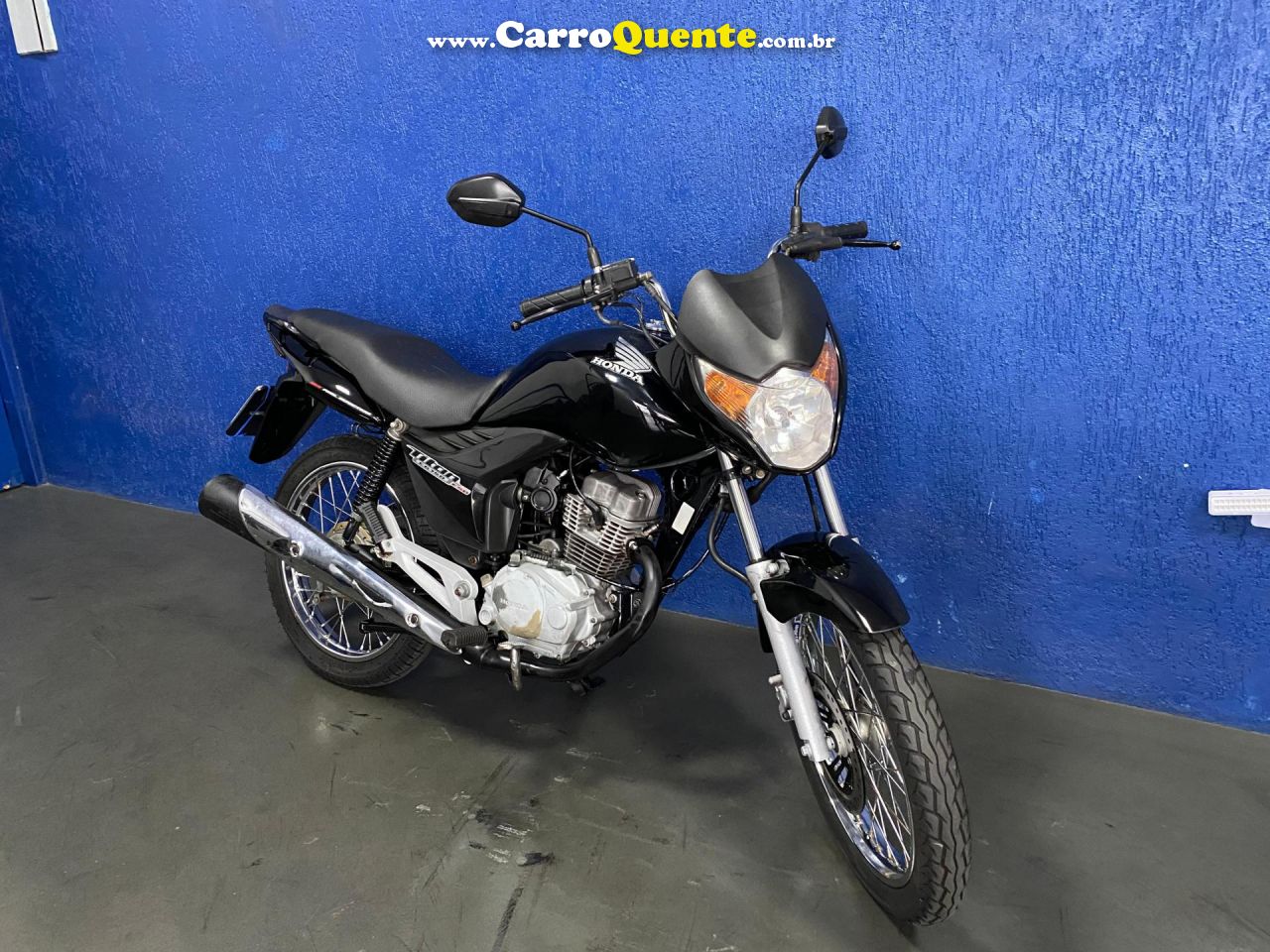 HONDA   CG 150 TITAN-ESD MIXFLEX   PRETO 2013 150 FLEX - Loja