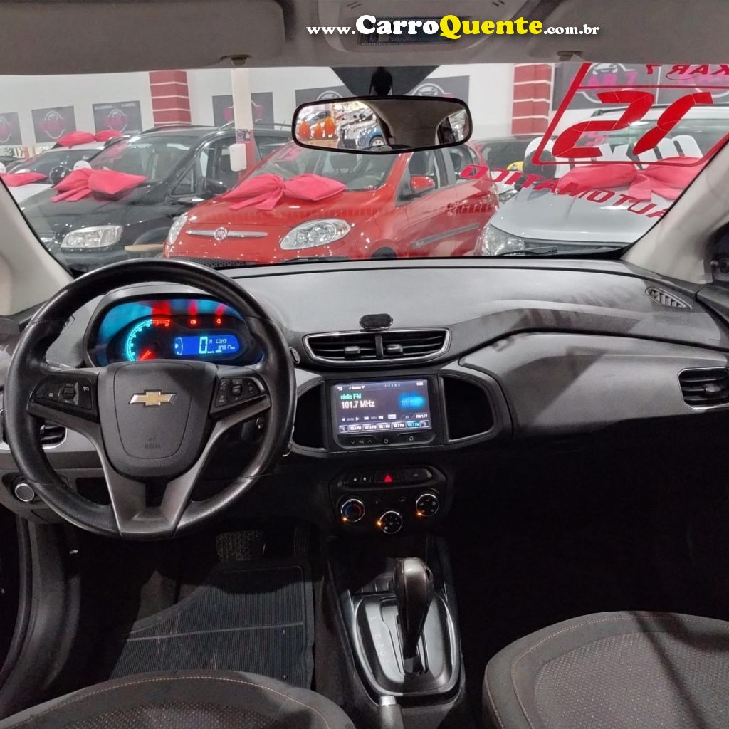 CHEVROLET   ONIX HATCH LT 1.4 8V FLEXPOWER 5P AUT.   PRETO 2015 1.4 FLEX - Loja