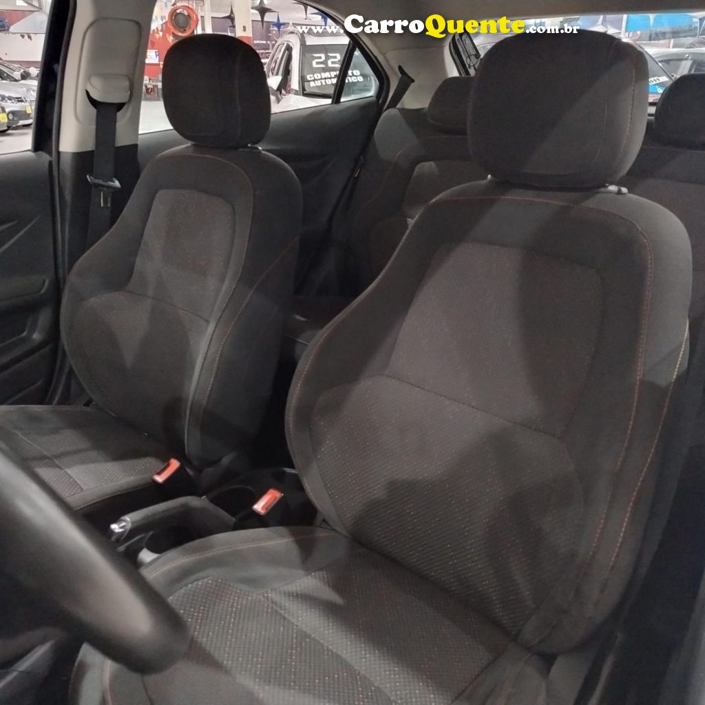 CHEVROLET   ONIX HATCH LT 1.4 8V FLEXPOWER 5P AUT.   PRETO 2015 1.4 FLEX - Loja