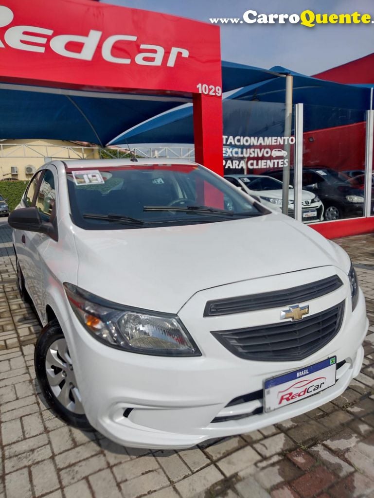 CHEVROLET   ONIX HATCH JOY 1.0 8V FLEX 5P MEC.   BRANCO 2019 1.0 FLEX - Loja