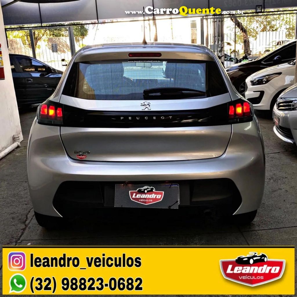 PEUGEOT   208 LIKE 1.6 FLEX 16V 5P MEC.   PRATA 2022 1.6 FLEX - Loja