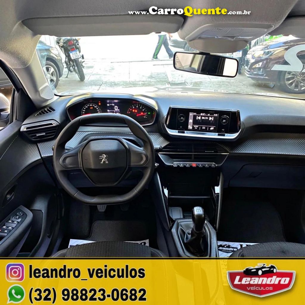 PEUGEOT   208 LIKE 1.6 FLEX 16V 5P MEC.   PRATA 2022 1.6 FLEX - Loja