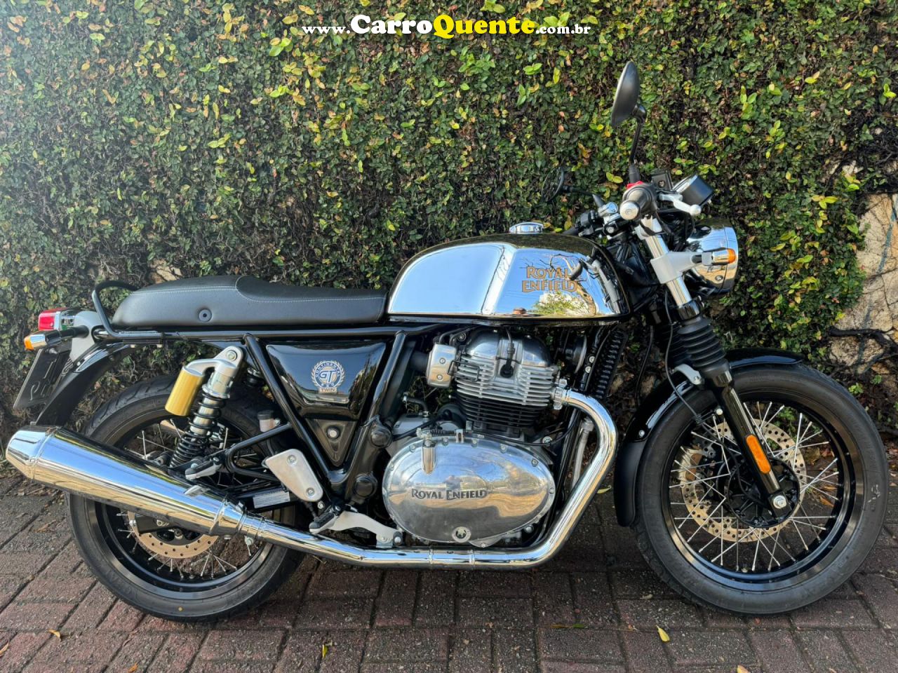 ROYAL ENFIELD   CONTINENTAL GT SPEC. COLORWAY 650CC ABS   PRATA 2023 650 GASOLINA - Loja